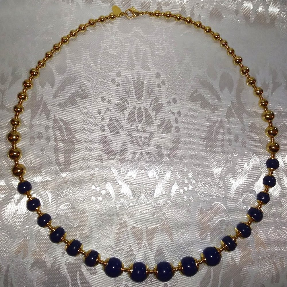 Vintage Liz Claiborne Beaded Graduated Necklace